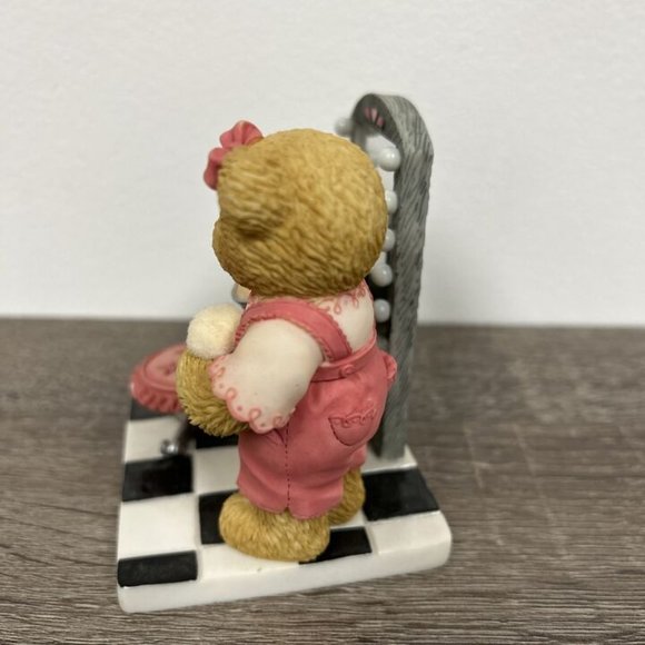 Vintage 2001 Cherished Teddies CT013 Maxine D'Face Member's Only Bear Figurine - Picture 2 of 4